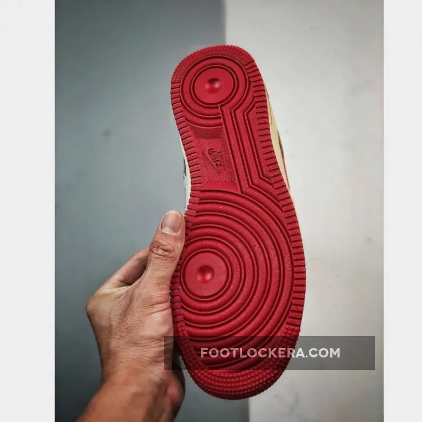 Nike Air Force 1 ’07 "Chicago" White/Gym Red-Coconut Milk Nike Air Force 1 ’07 "Chicago" White/Gym Red-Coconut Milk