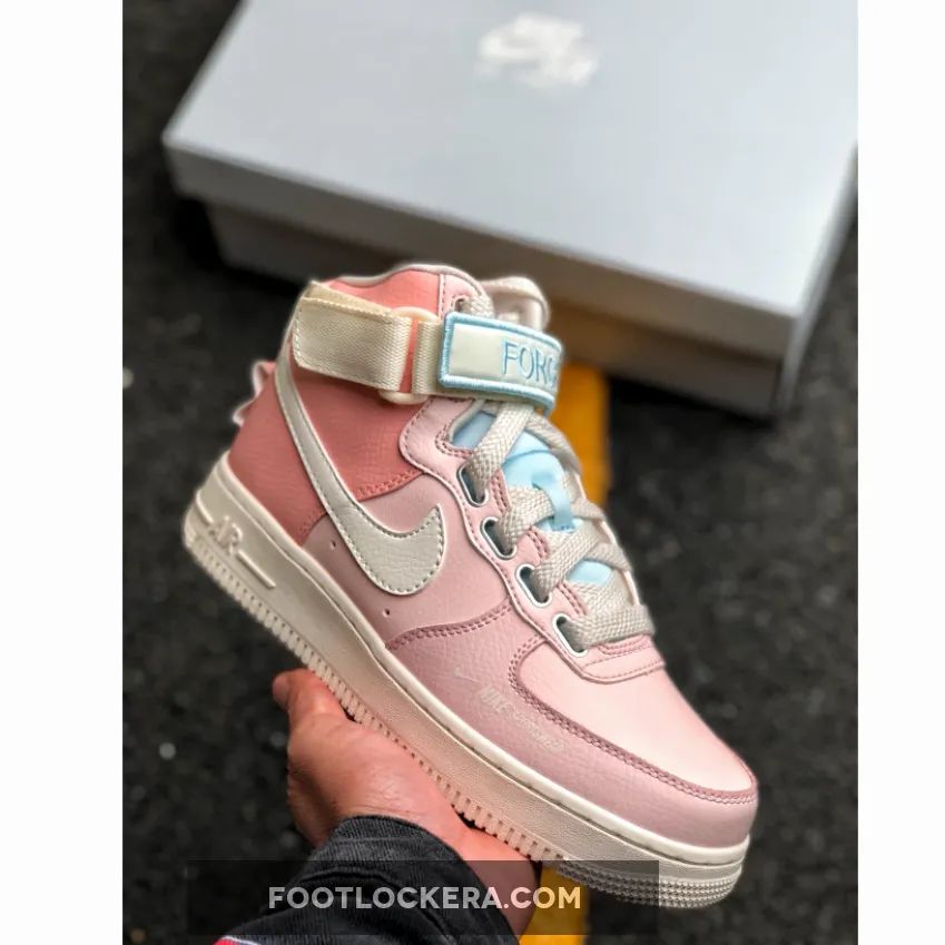 Nike Air Force 1 High Utility ‘Force is Female’ Echo Pink/Sail
