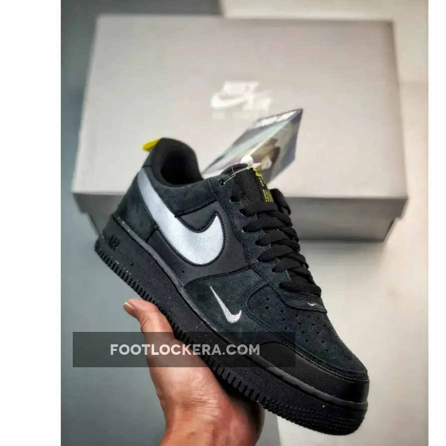 Nike Air Force 1 Low Cut-Out Swooshes Black