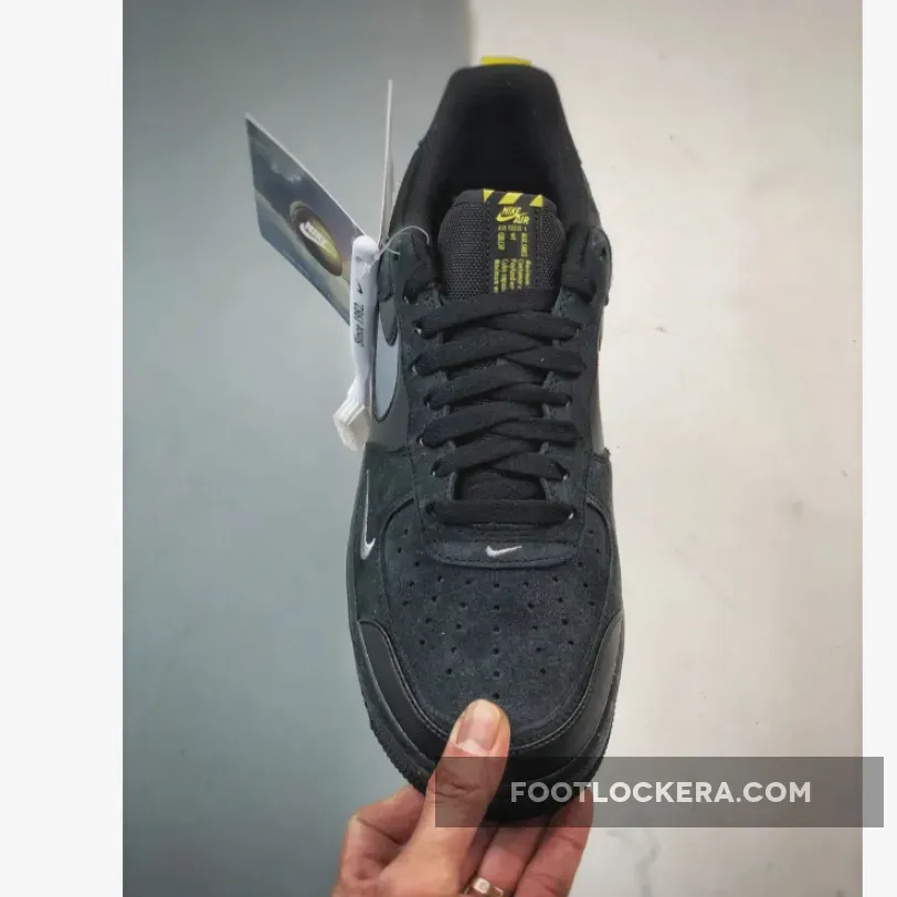 Nike Air Force 1 Low Cut-Out Swooshes Black Nike Air Force 1 Low Cut-Out Swooshes Black