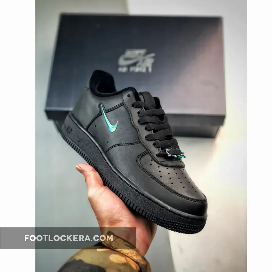 Nike Air Force 1 Low "Just Do It" Black/Multi-Color-White