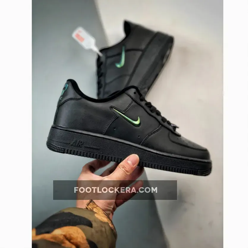 Nike Air Force 1 Low "Just Do It" Black/Multi-Color-White Nike Air Force 1 Low "Just Do It" Black/Multi-Color-White