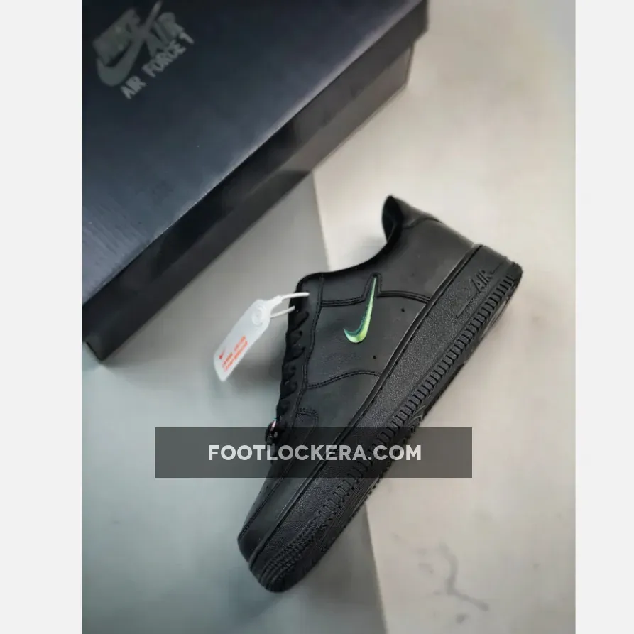 Nike Air Force 1 Low "Just Do It" Black/Multi-Color-White Nike Air Force 1 Low "Just Do It" Black/Multi-Color-White