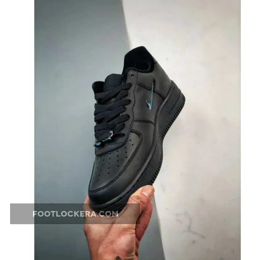 Nike Air Force 1 Low "Just Do It" Black/Multi-Color-White Nike Air Force 1 Low "Just Do It" Black/Multi-Color-White