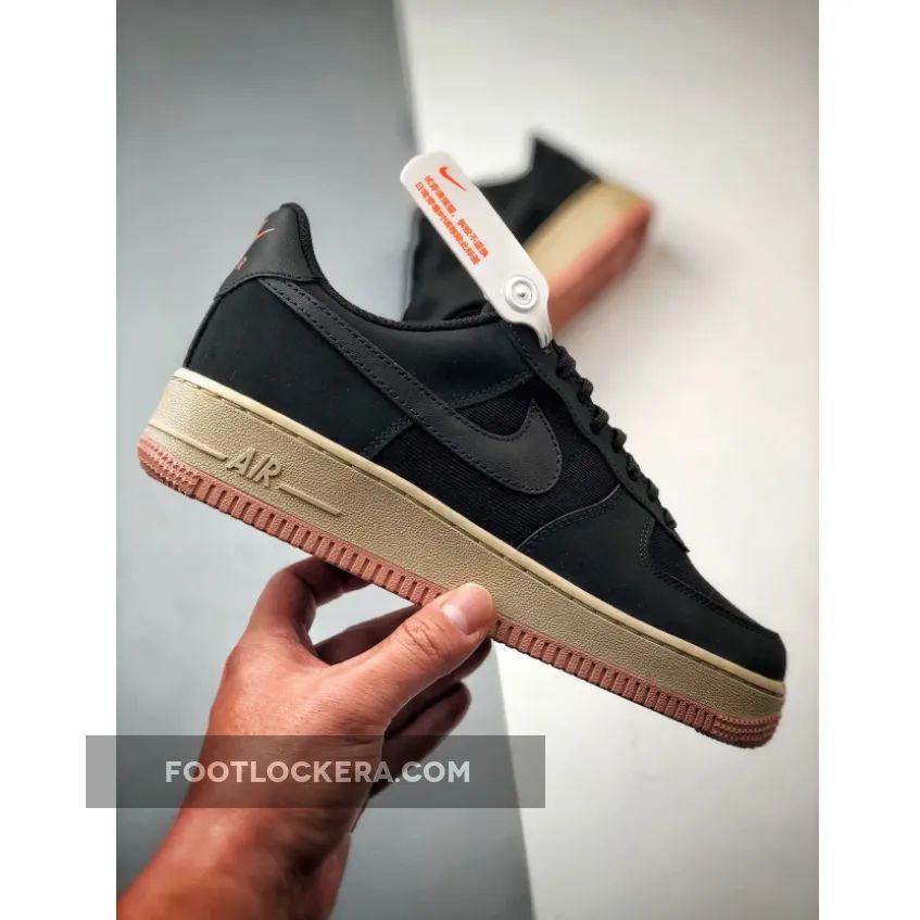 Nike Air Force 1 Low LX Black Red Stardust