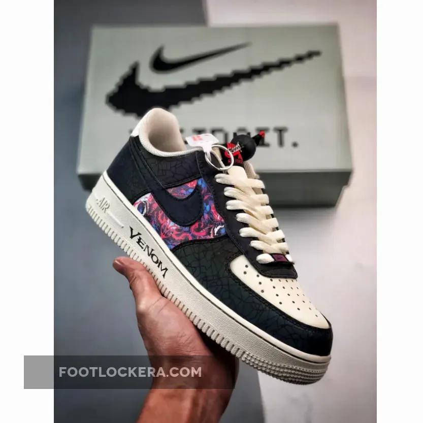 Nike Air Force 1 Low ‘Venom’ Black White Red