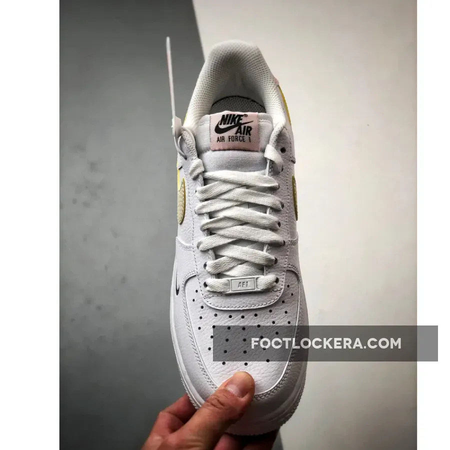 Nike Air Force 1 Low White Tumbled Pink