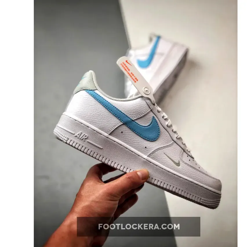 Nike Air Force 1 ‘Mini Swoosh’ White/Light Blue
