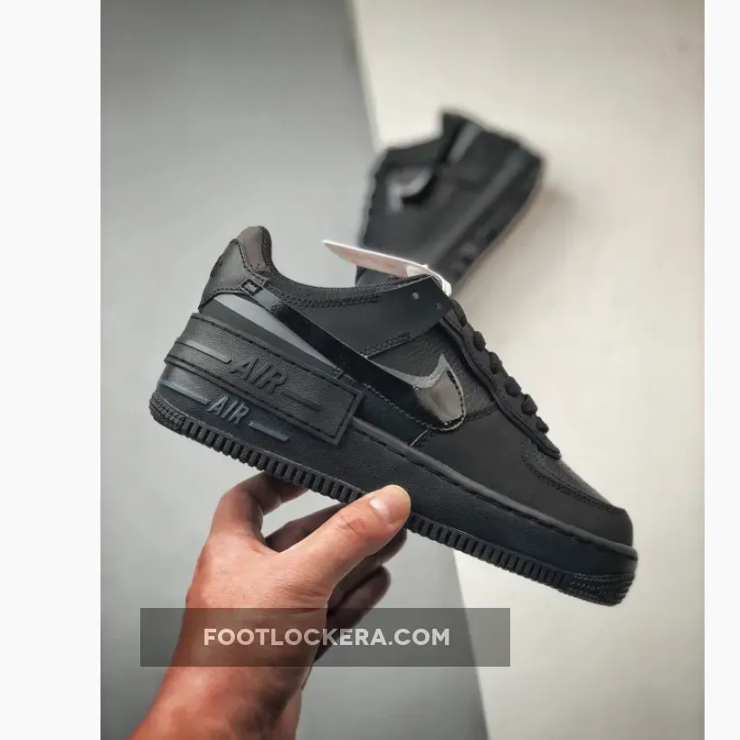 Nike Air Force 1 Shadow Triple Black