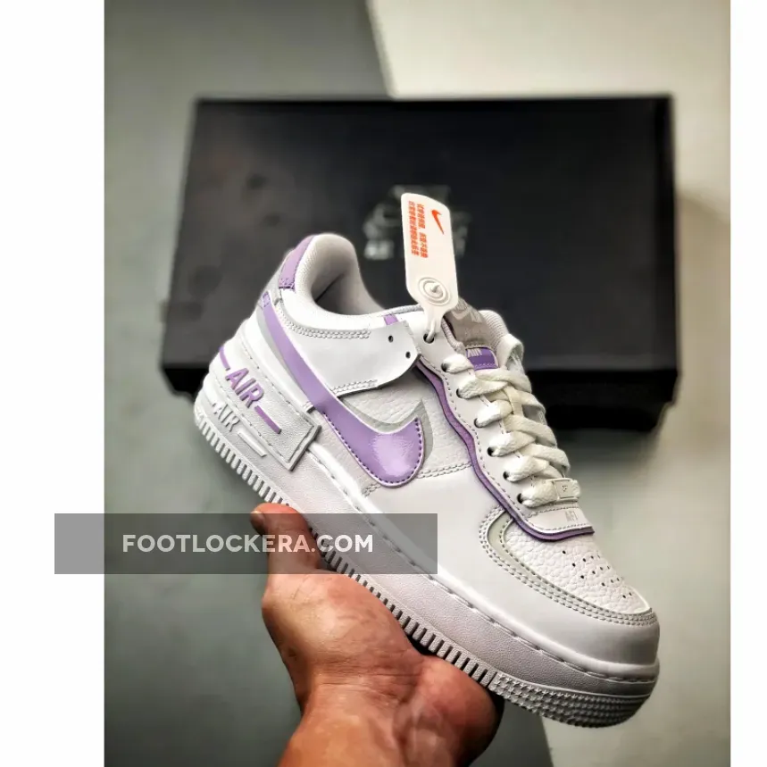 Nike Air Force 1 Shadow White Lilac Bloom