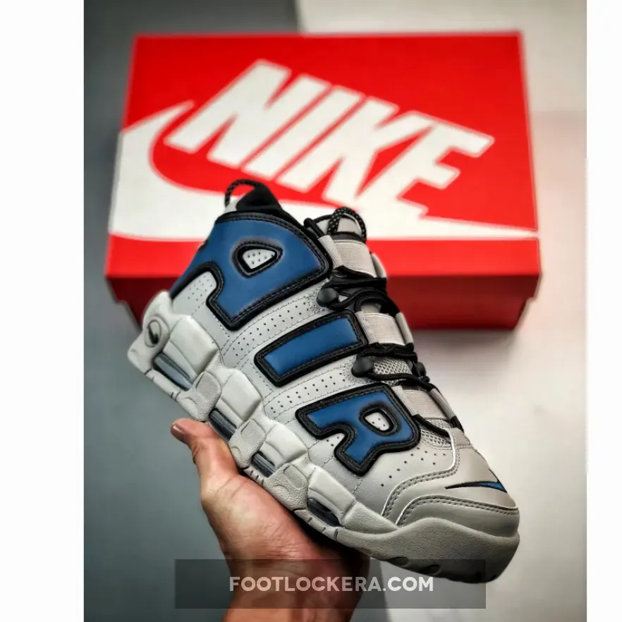Nike Air More Uptempo Grey/Industrial Blue