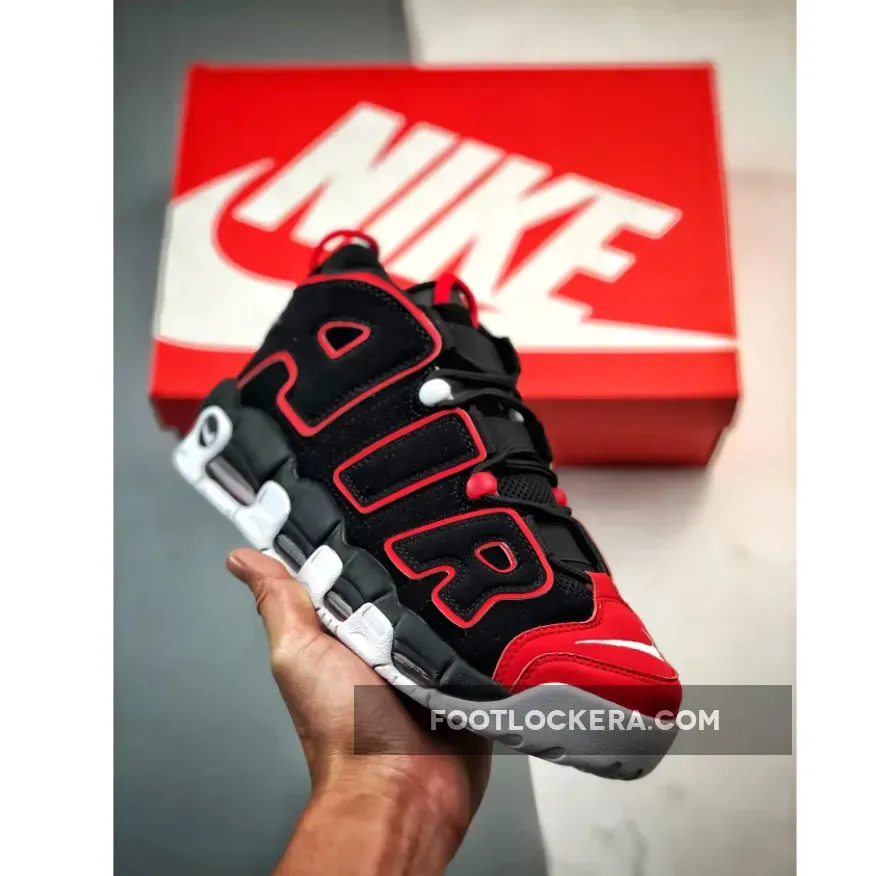 Nike Air More Uptempo Red Toe