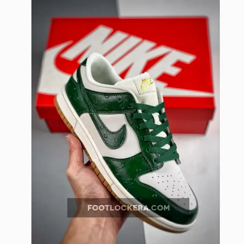 Nike Dunk Low LX "Green Ostrich"