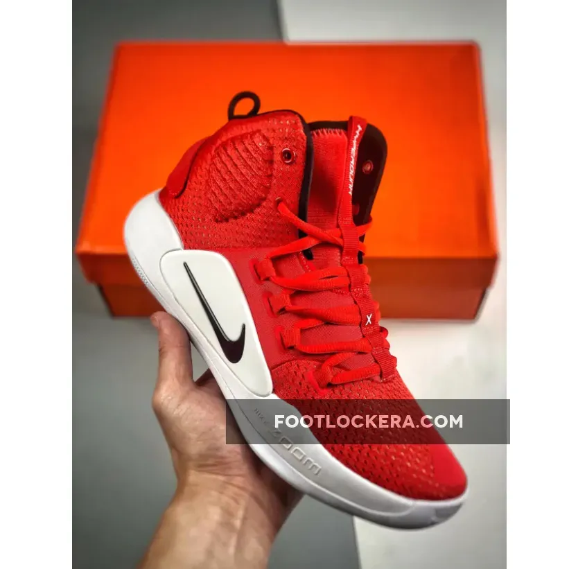 Nike Hyperdunk X University Red/White-Black