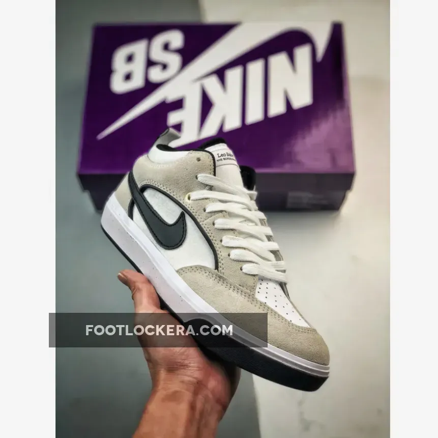 Nike SB React Leo White Black