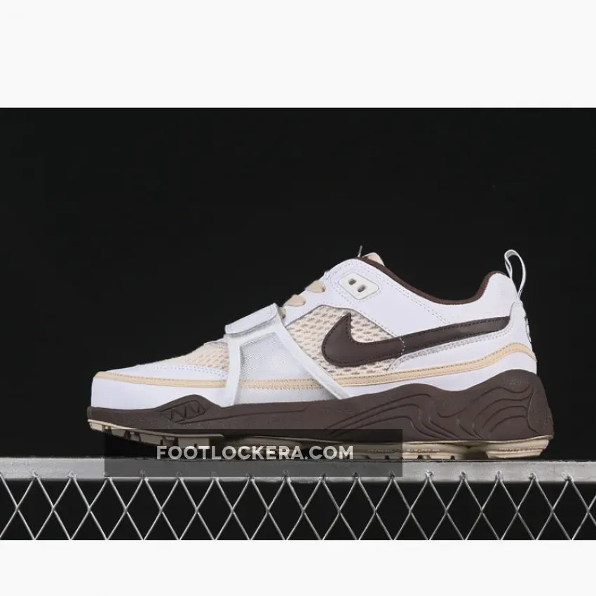 TRAVIS SCOTT X NIKE ZOOM FIELD JAXX LIGHT CHOCOLATE WHITE/LIGHT CHOCOLATE/WHITE